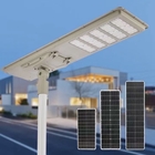 IP65 Aluminum Alloy Solar Powered LED Street Light With FCC Certification