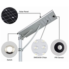AC85 - 265V Solar LED Street Light 50000hrs Life Span RoHS Certification