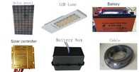 12v / 60ah Outdoor Solar Led Lights With Time Control Lifepo4 Battery