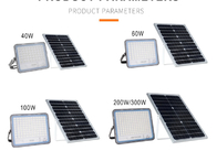 IP66 Intelligent Solar LED Floodlight 100w Outdoor LED Wall Pack Light Solar Flood Ligh