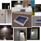 60W 80W 100W 150W Solar LED Floodlight Outdoor For Wall Light IP65 Led Tube Light Fluorescent With Solar Panel