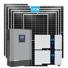 Complete Set 5KW 10KW 15KW 5000W Solar Photovoltaic System Solar Power Kit On Hybrid Grid Solar Energy System