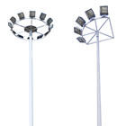 18m 25m 30m Factory direct sales galvanized Street Light Pole flood light pole football led light stadium lighting pole