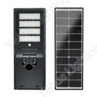 60W 80W 100W 160LM/W All In One Solar light IP66 Adjustable Black Integrated Solar Street Light