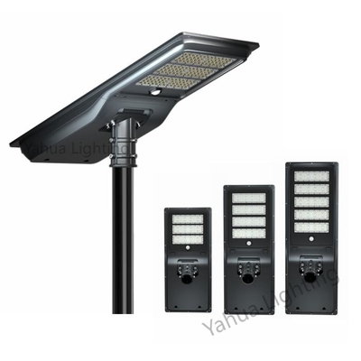 High Lumen Waterproof IP66 Die Casting All In One LED Street Light 5 Years Warranty