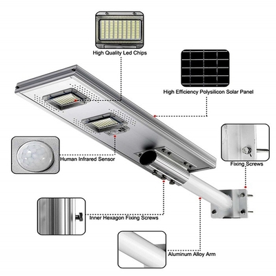 Automated Solar LED Street Light Remote Control Light Control Radar SensorFor Road Lighting