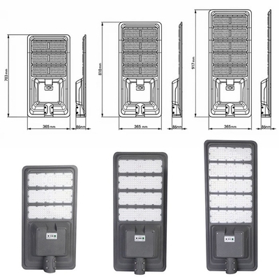 Integrated All In One Solar Street Light with Lithium Iron Phosphate Battery 300-500W 5000K