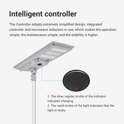 Aluminum Integrated Streetlight IP65 Outdoor 300W 400W 500W All In One Led Solar Street Lamp