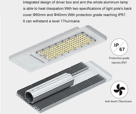 AC LED Street Light IP66 Waterproof 150W 200W SMD3030 130LM/W