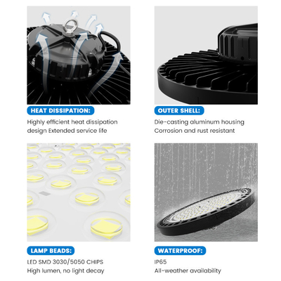 400W UFO LED Bay Light IP66 6000K 220V