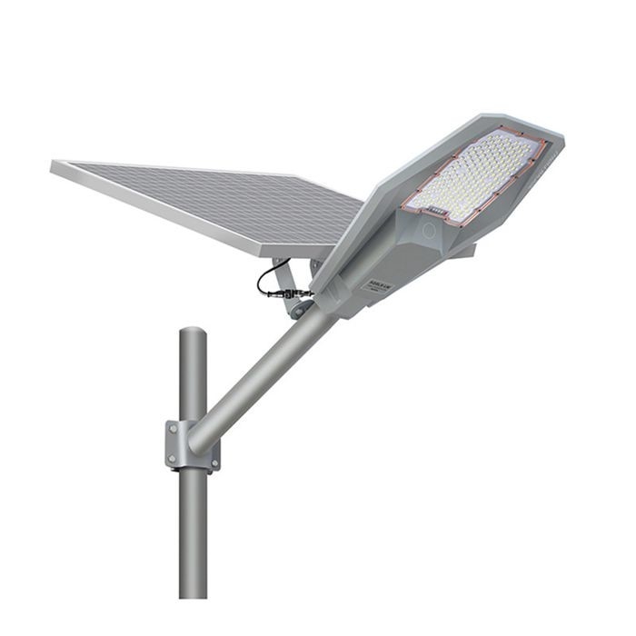 Aluminium solar LED street light with remote control 100W 200w 300w 400w IP65 waterproof split street lamp with Pole