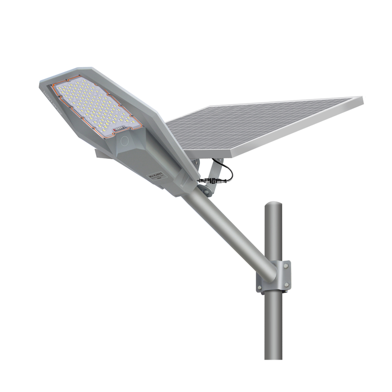 CE Certified Integrated Solar Rechargeable LED Dusk To Dawn Street Light
