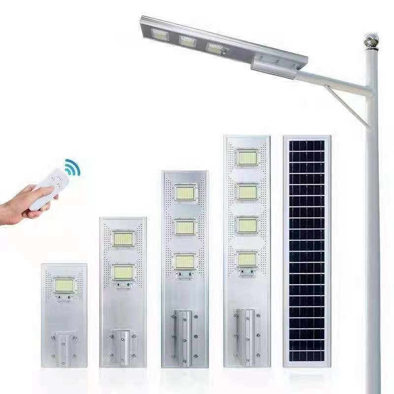 Aluminum Alloy Automatic Led Integrated 60w 100w Solar Led Street Light -20℃~+60℃