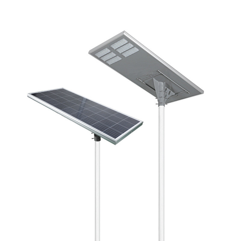 Led 150-160lm/W Solar Integrated Solar Powered Led Street Light Solar System With Auto Intensity Control