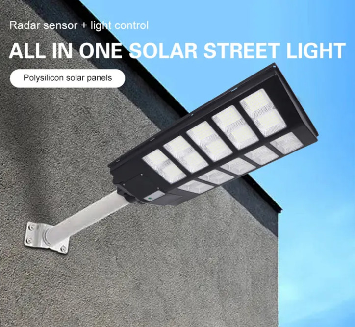 500w 800w 1000w High Power Integrated Waterproof Streetlight Remote Control Uv Pvc Outdoor Solar Street Light