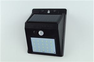 IP65 6500K Outdoor Solar Sensor Wall Lights 20 Led With Motion Sensor
